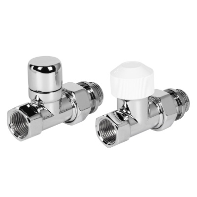 Набор термостатический для радиатора прямой Royal Thermo Design 1/2"М30х1,5 (Хром)