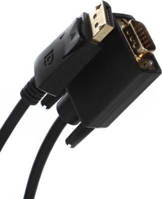 Кабель-переходник DP --> VGA_M/M 1,8м Telecom <TA669-1.8M> VCOM Telecom DP --> VGA_M/M 1,8м (TA669-1.8M)