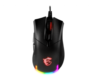 Мышь MSI Clutch GM50 черный оптическая (7200dpi) USB2.0 (6but)