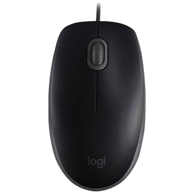 Мышь Logitech B110 SILENT черный/серый оптическая (1000dpi) silent USB2.0 для ноутбука (2but)