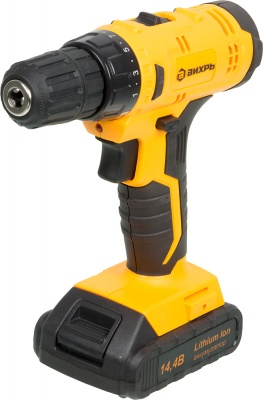 Дрель-шуруповерт Вихрь ДА-14Л-2KА аккум. патрон:быстрозажимной (кейс в комплекте)