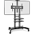 Стойка ONKRON стойка для телевизора с кронштейном 50"-86", мобильная, чёрная TS1881 (TS1881-B)