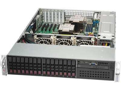 Сервер Supermicro SuperServer 2U 221P-C9R / 2x4410Y/ 2x64Gb/ 1xIntel D3 S4520 480GB SATA/ 3908HW/ 2x1200W/ 1st config (SYS-221P-C9R.)