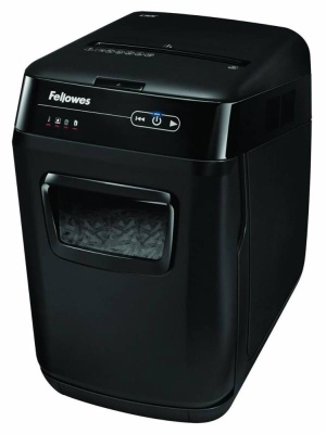 Шредер Fellowes AutoMax 150C с автоподачей (секр.P-4)/фрагменты/150лист./32лтр./скрепки/скобы/пл.карты/CD