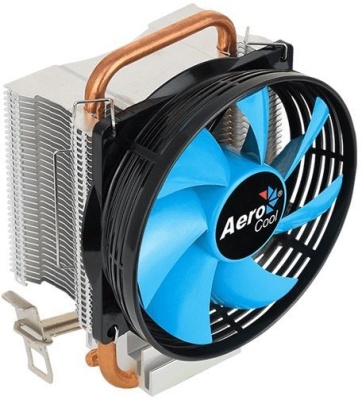Устройство охлаждения(кулер) Aerocool Verkho 1-3P Soc-FM2+/AM2+/AM3+/AM4/1150/1151/1155 3-pin 28dB Al+Cu 100W 280gr Ret