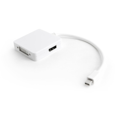 Greenconnect Адаптер-переходник Apple mini DisplayPort 20M > DisplayPort 20F/HDMI 19F/DVI 25+4F (GCR-MDP2DHD)