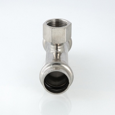 Тройник нержавеющая сталь 22x1/2' ВР