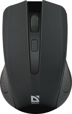 Defender Беспроводная оптическая мышь Accura MM-935 черный,4 кнопки,800-1600 dpi Defender Accura MM-935 черный (52935)