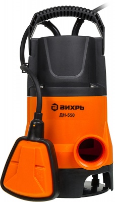 Садовый насос дренажный Вихрь ДН-550 550Вт 10020л/час