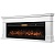 Каминокомплект: Очаг Royal Thermo Aurora RTFP/P-AR60LS, портал California 60 W, белый