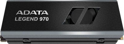 Твердотельный накопитель/ ADATA SSD LEGEND 970, 2000GB, M.2(22x80mm), NVMe 2.0, PCIe 5.0 x4, 3D NAND, R/W 10000/10000MB/s, IOPs 1 400 000/1 400 000, TBW 1400, DWPD 0.38, with Heat Sink (5 лет)