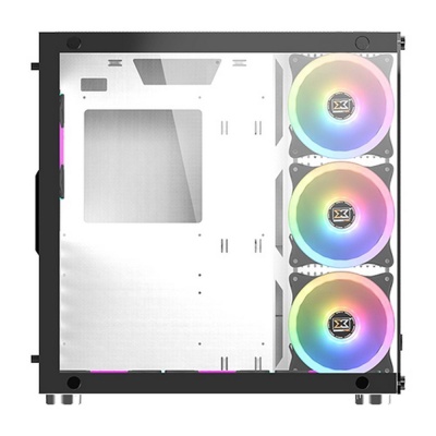 Корпус Xigmatek Aquarius Plus White EN46430 ATX, USB3.0x2+USB2.0x1, Front &Left TG, 7PCS AY120 Fan, EN46430 Frontx3+Bottomx3+Rearx1
