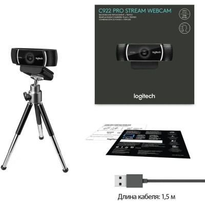 Цифровая камера Logitech C922 Pro Stream Webcam
