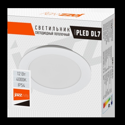 Светильник светодиодный ДВО-12 Вт 1020 Лм 4000К белый IP54 Jazzway JazzWay 5042544