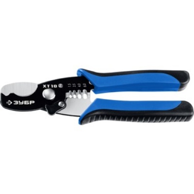 ЗУБР Кабелерез XT-10 со съемником изоляции, рез до 10 мм [22640]