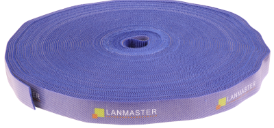 Хомут-липучка Lanmaster LAN-VCM30M-BL 30000x20мм (упак:1шт) нейлон 6.6 внутри помещений синий