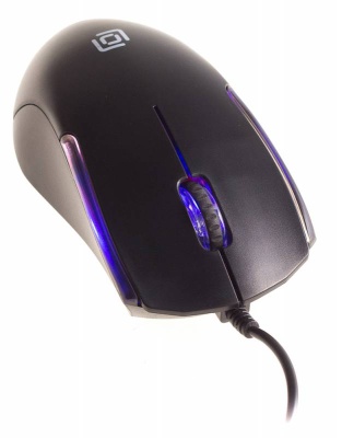 Мышь Оклик 245M черный оптическая (1000dpi) USB (3but)