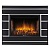 Каминокомплект: Очаг Electrolux EFP/P-2520LS N, портал Moderno 25 шпон черный дуб