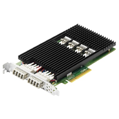 LR-Link LRES8003PF-BP-SR PCIe x8 Multimode Quad-port 10G SR Dual-way Bypass Ethernet Network Adapter (Intel XL710)