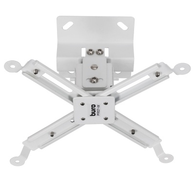 Кронштейн для проектора Buro PR07-W белый макс.12кг потолочный поворот и наклон