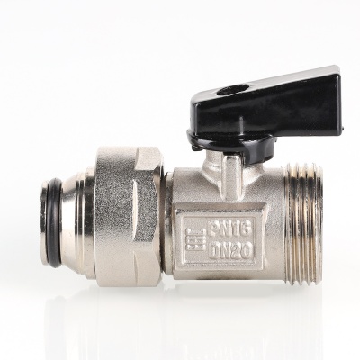 Соединитель пресс 16 (2.0)x3/4' EK для металлопластиковой трубы с конусным соединением