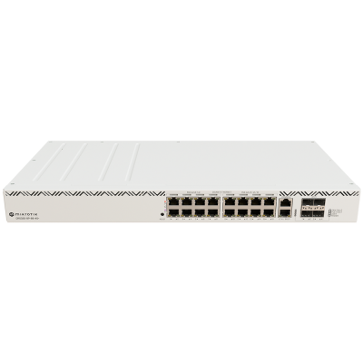 MikroTik CRS320-8P-8B-4S+RM Коммутатор стоечный, 17*1Gbit RJ45, 4*SFP+,  PoE (1-16port) RouterOS v7