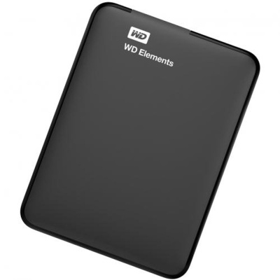 Жесткий диск WD Original USB 3.0 1Tb WDBUZG0010BBK-WESN Elements Portable 2.5" черный