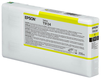 Картридж Epson T9134 Yellow Ink Cartridge (200ml) (C13T913400)