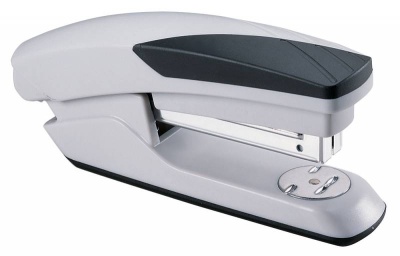 Степлер Kw-Trio 5575 Half-strip Bias 24/6 (20листов) светло-серый/черный 100скоб закрытый/открытый