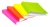 Папка панорама на 4-х кольцах Бюрократ Double Neon DNE0740/4RPINK A4 пластик 0.7мм кор.40мм карм.на лиц.стор. розовый