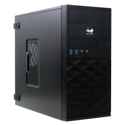 Корпус Mini Tower InWin EFS052 Black 600W PM-600ATX U3*2 +A(HD)+ front fan holder+ Screwless mATX (6195504)