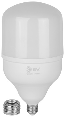 Лампа светодиодная высокой мощности LED 100 Вт 10000Лм 6500К T140 холодный E27/E40 (переходник) 170-265В LED POWER T140-100W-865-E27/E40 Green Line