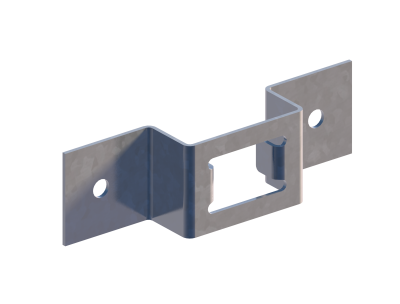 Скоба для стоек К1157 УТ2.5 оцинкованная