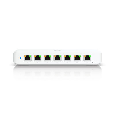 Коммутатор Ubiquiti UniFi Switch Ultra 60W PoE-коммутатор, 8х 1G RJ45, раздача 52 Вт