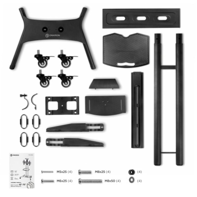 Мобильная стойка ONKRON на 1 ТВ ONKRON TS1551 (TS1551 BLACK)