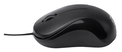 Мышь Оклик 115SR черный оптическая (1000dpi) USB для ноутбука (2but)