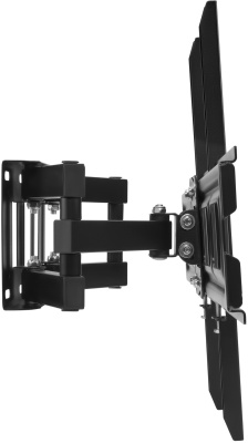 Кронштейн для телевизора Buro MF3 черный 32"-70" макс.40кг настенный поворотно-выдвижной и наклонный