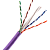 Кабель TWT UTP, 4 пары, Кат.6, нг(А)-LS, IEC 60332-3, 305 метров, фиолетовый (TWT-6UTP-NGLS)
