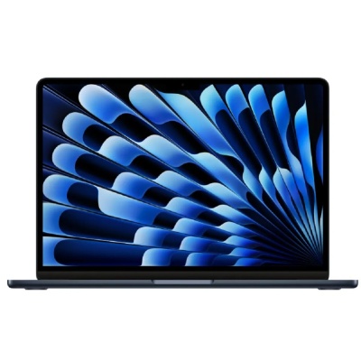 Apple MacBook Air 13-inch 2025 [MC6C4] (КЛАВ.РУС.ГРАВ.) Midnight 13.6" Liquid Retina {(2560x1600) M4 10C CPU 10C GPU/24GB/512GB SSD/рекоменд.переходник 11007065}