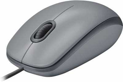 Мышь Logitech M110 серый/темно-серый оптическая (1000dpi) silent USB (2but)