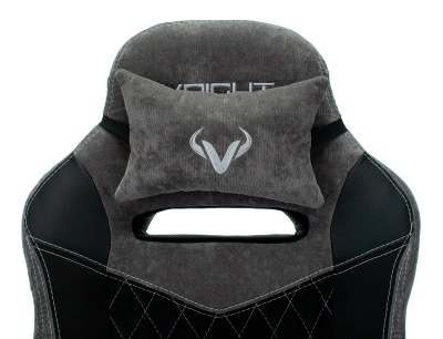 Кресло игровое Бюрократ VIKING 6 KNIGHT Fabric черный с подголов. крестовина металл