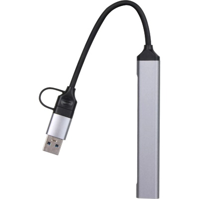 Адаптер TypeC+adapter-->USB3.0+2USB2,0+SD+TF, VCOM <DH297> Адаптер VCOM USB 2.0 Type-C+USB 2.0 Type-AM/USB 3.0+2 x USB 2.0 Type-AF+TF+SD (DH297)