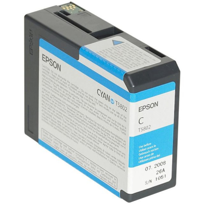 Картридж Epson Stylus Pro 3800 Ink Cartridge (80ml)  Cyan (C13T580200)