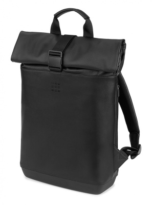 Рюкзак Moleskine CLASSIC ROLLTOP (ET86RBKBK) 40x32x12см эко-кожа черный