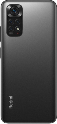 Redmi Note 11 Graphite Gray(2201117TY), 16,33 см (6.43") 1080 x 2400, 2.4GHz+1.8GHz, 8 Core, 4 GB, 64 GB, 1 ТБ, 50 МП+ 8 МП + 2 МП + 2 МП/13Mpix, 2 Sim, 2G, 3G, LTE, BT v5.0, WiFi 802.11 a/b/g/n/ac, NFC, GPS, Galileo, Glonass, Type-C, 5000 mAh, Android 11
