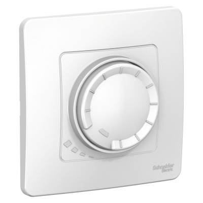 Systeme electric BLNSS040011 BLANCA С/У СВЕТОРЕГУЛЯТОР (диммер) поворотно-нажим. универсальный, 400ВТ, БЕЛЫЙ
