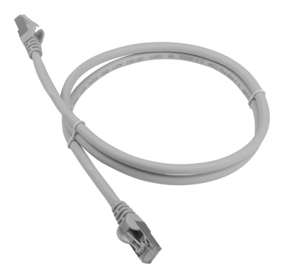 Патч-корд Lanmaster LAN-PC45/S6A-0.5-GY FTP вилка RJ-45-вилка RJ-45 кат.6А 0.5м серый LSZH (уп.:1шт)