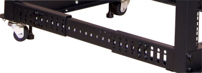 Полка выдвижная Lanmaster TWT-RACK2-S4-ADJ/45 1U нагр.:45кг. 19" черный (упак.:1шт)