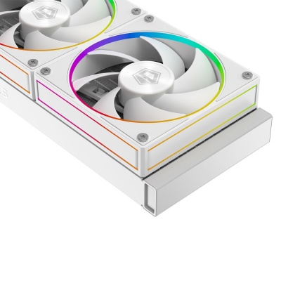Система водяного охлаждения ID-Cooling SL240 WHITE Soc-AM5/AM4/1151/1200/2066/1700 4-pin 14-30dB Al+Cu 300W LED Ret