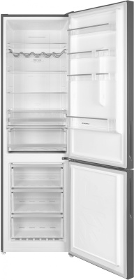 Холодильник Maunfeld MFF200NFSE нержавеющая сталь (двухкамерный)